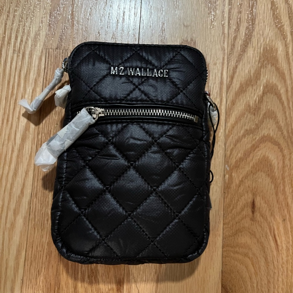 MZ Wallace Black Quilted Mini Crossbody